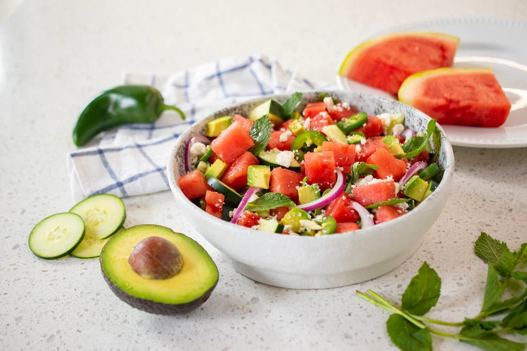 Ensalada de sandía veraniega